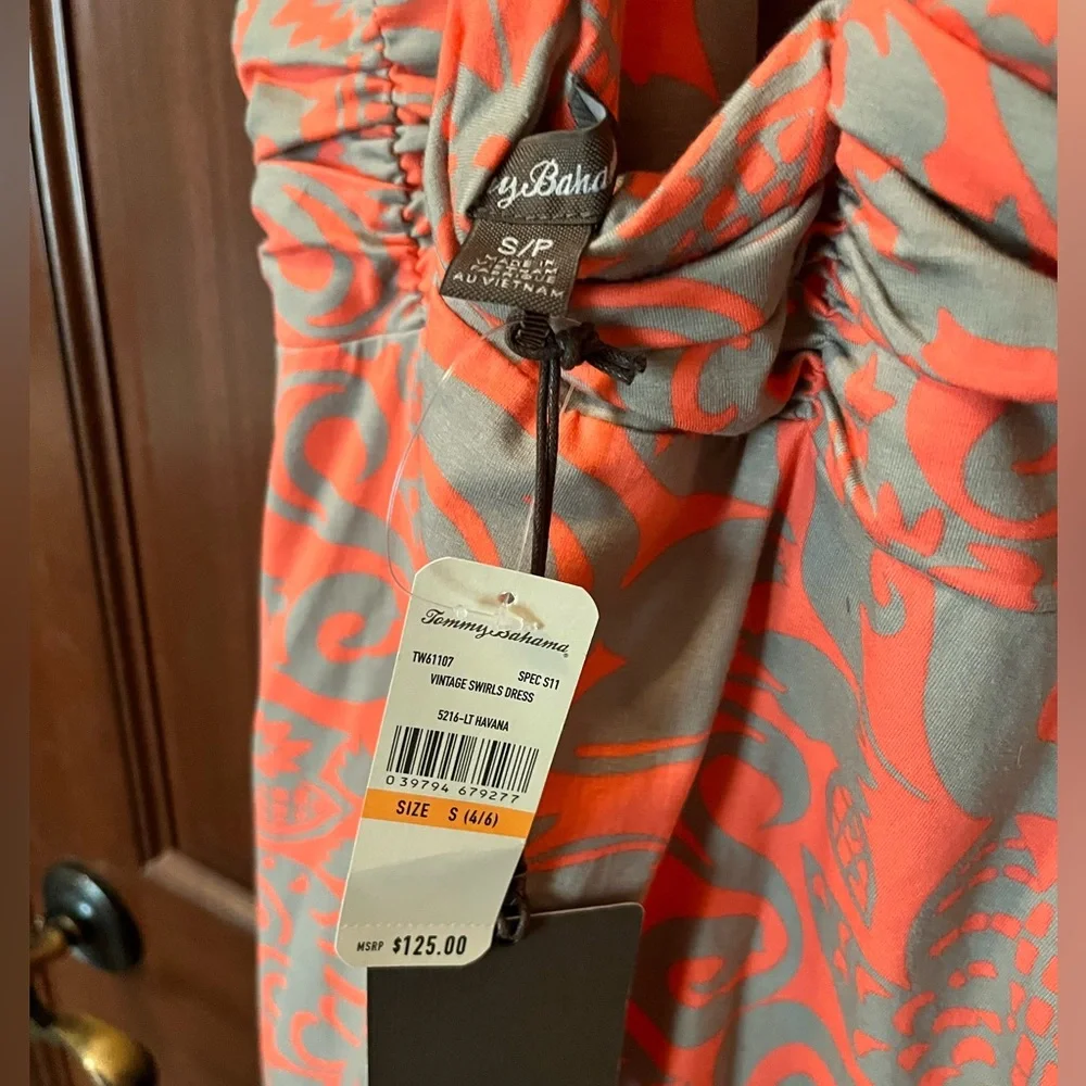 Tommy Bahama’s Vintage Swirls Dress, size small (4/6). Brand New - Picture 3 of 3